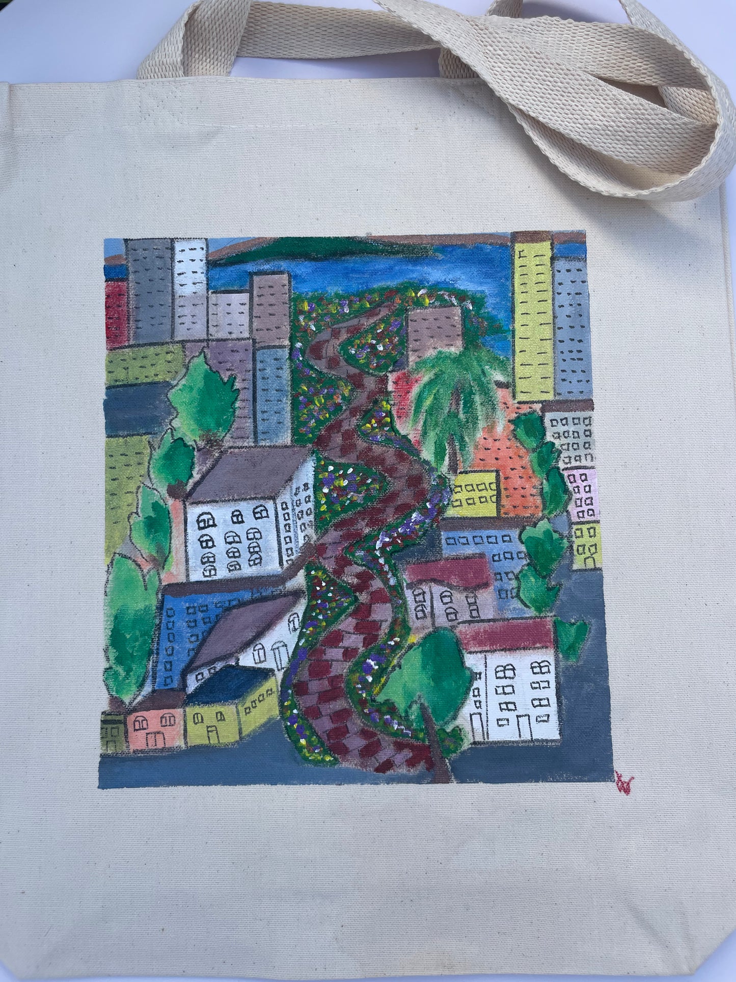 Lombard street tote-bag @visitlocali