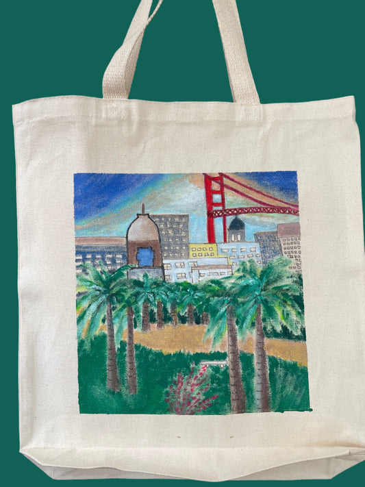 Mission Dolores Park and Golden Gate tote-bag available @visitlocali