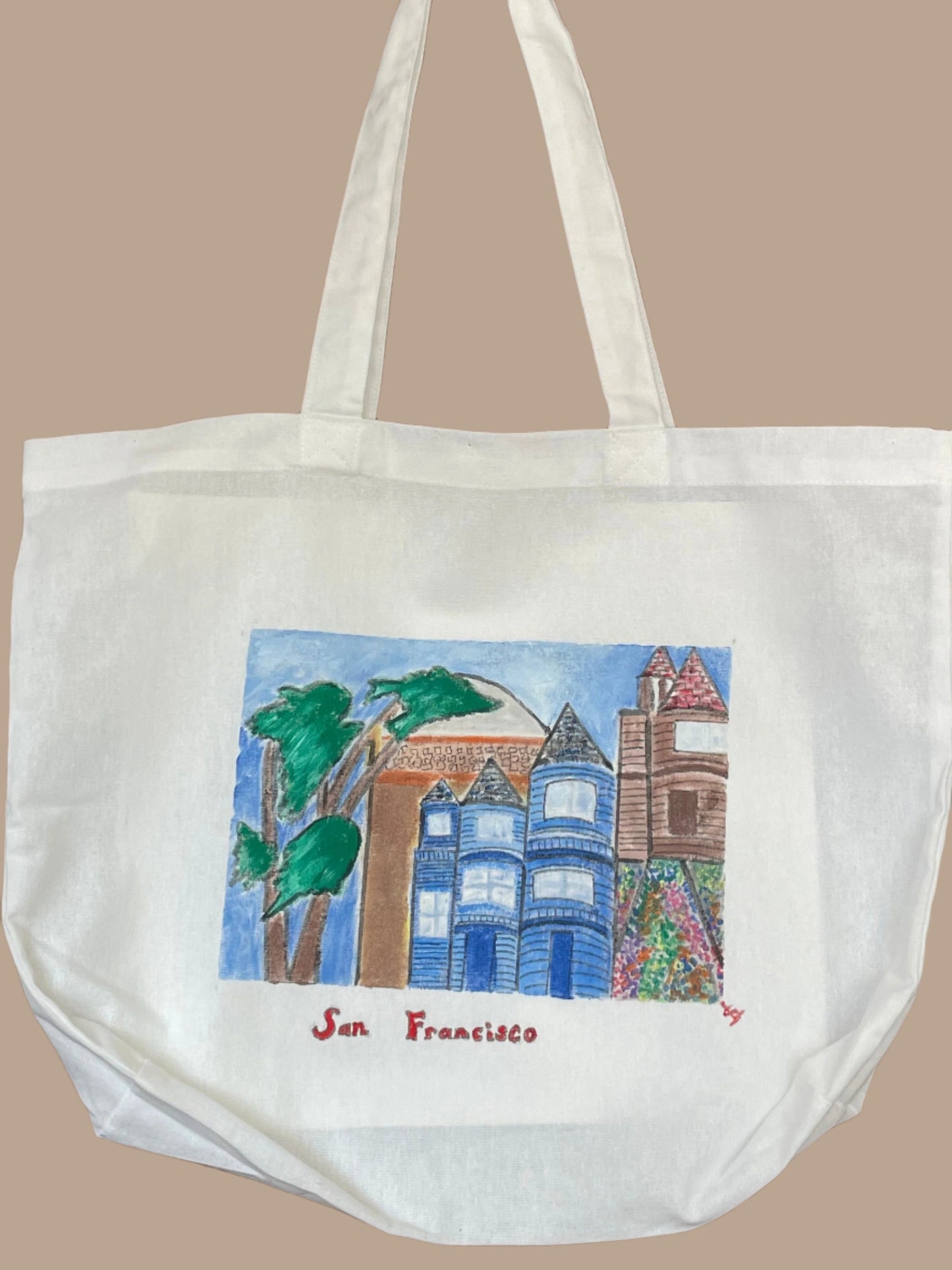 Queen Anne tote-bag (white) SOLD